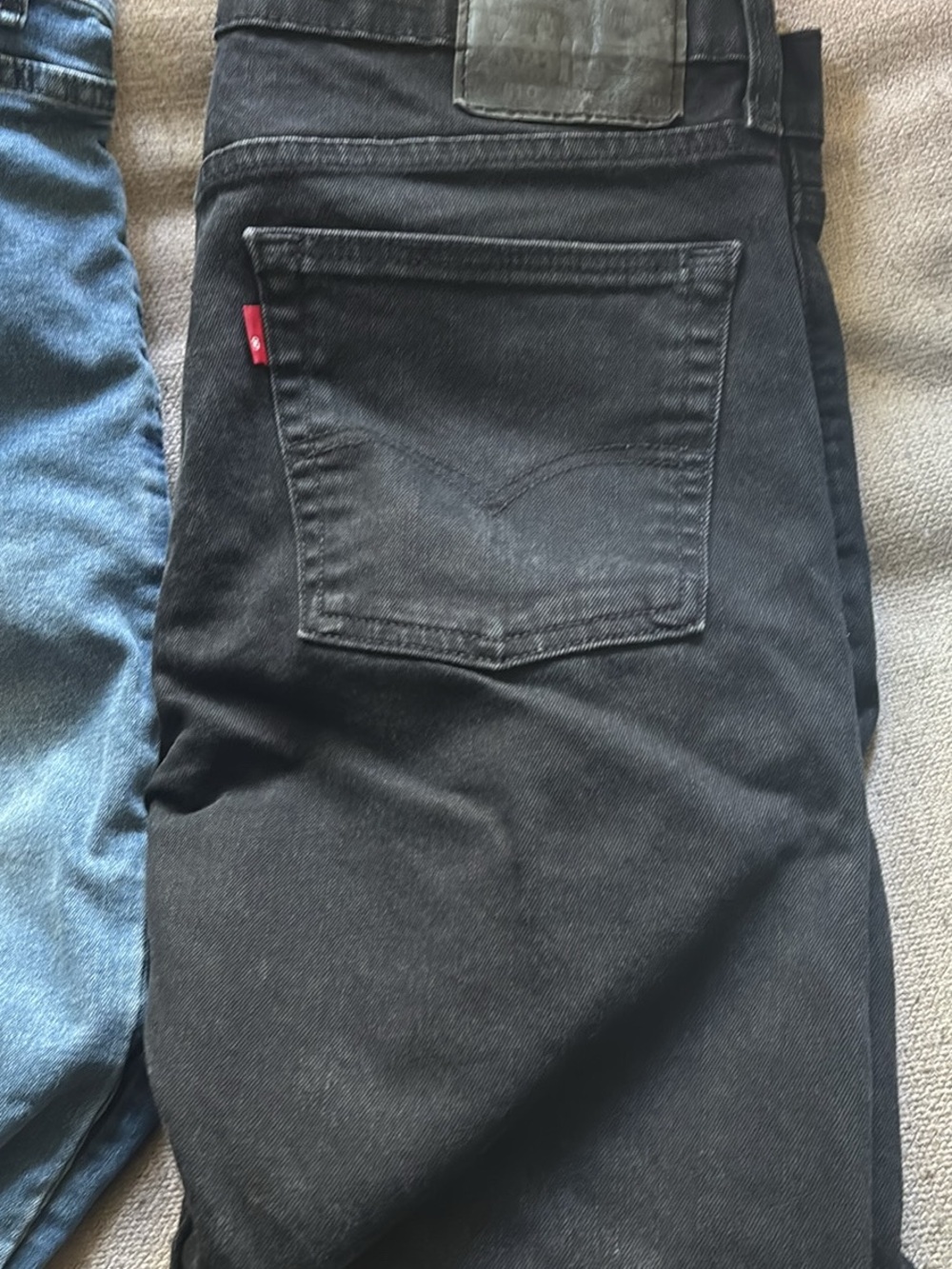 Levi's Men's Slim Straight Black Jeans